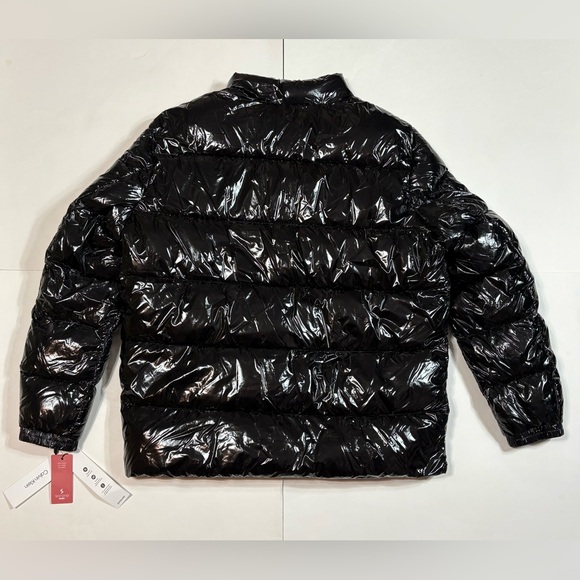 NEW Calvin Klein Men’s Water Resistant Insulated Puffer Jacket Coat Black Shine - Picture 7 of 15